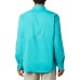 Columbia Men's PFG Low Drag Offshore Long Sleeve Bright Aqua Shirt Columbia Men's PFG Low Drag Offshore Long Sleeve Bright Aqua Shirt