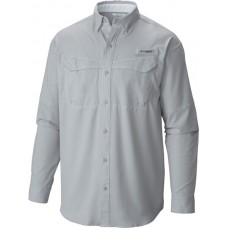 Columbia Men's PFG Low Drag Offshore Long Sleeve Cool Grey Shirt Columbia Men's PFG Low Drag Offshore Long Sleeve Cool Grey Shirt