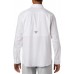 Columbia Men's PFG Low Drag Offshore Long Sleeve White Shirt Columbia Men's PFG Low Drag Offshore Long Sleeve White Shirt