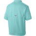 Columbia Men's PFG Perfect Cast Polo Gulf Stream Shirt Columbia Men's PFG Perfect Cast Polo Gulf Stream Shirt