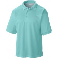 Columbia Men's PFG Perfect Cast Polo Gulf Stream Shirt Columbia Men's PFG Perfect Cast Polo Gulf Stream Shirt
