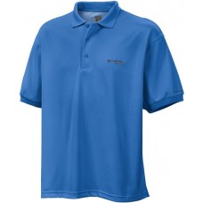 Columbia Men's PFG Perfect Cast Polo Vivid Blue Shirt Columbia Men's PFG Perfect Cast Polo Vivid Blue Shirt