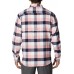 Columbia Men's PFG Slack Tide Flannel Long Sleeve Collegiate Navy Big Gnghm Shirt