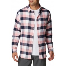 Columbia Men's PFG Slack Tide Flannel Long Sleeve Collegiate Navy Big Gnghm Shirt