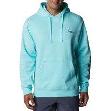 Columbia Men's PFG Sleeve Graphic Gulf Stream/Black Logo Hoodie