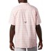 Columbia Men's PFG Super Slack Tide Short Sleeve Sorbet Palaka Shirt