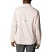 Columbia Men's PFG Super Tamiami Long Sleeve Island Orange Gingham Shirt