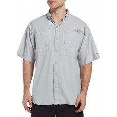 Columbia Men's PFG Tamiami II Short Sleeve Cool Grey Shirt