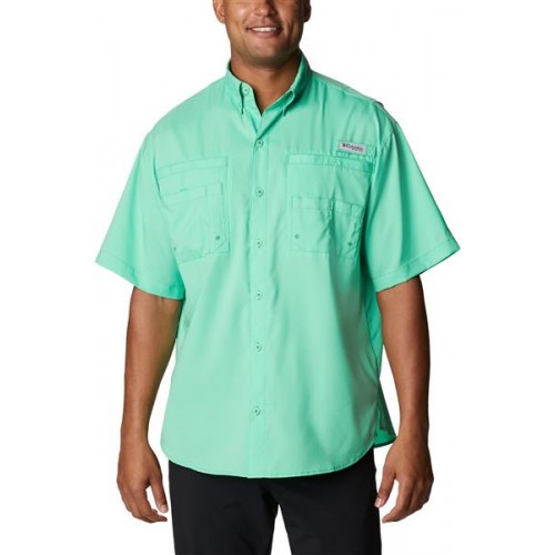 Columbia Men's PFG Tamiami II Short Sleeve Light Jade Shirt Columbia Men's PFG Tamiami II Short Sleeve Light Jade Shirt