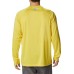 Columbia Men's PFG Terminal Tackle Heather Long Sleeve Laser Lemon Heath/ CG Log Shirt