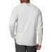 Columbia Men's PFG Terminal Tackle Heather Long Sleeve White Heather/Cool Grey Shirt