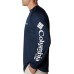 Columbia Men's PFG Terminal Tackle Long Sleeve Collegiate Navy/White Shirt
