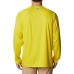 Columbia Men's PFG Terminal Tackle Long Sleeve Laser Lemon/Cool Grey Shirt Columbia Men's PFG Terminal Tackle Long Sleeve Laser Lemon/Cool Grey Shirt
