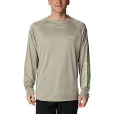Columbia Men's PFG Terminal Tackle Long Sleeve Safari/ Key West Logo Shirt Columbia Men's PFG Terminal Tackle Long Sleeve Safari/ Key West Logo Shirt