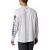 Columbia Men's PFG Terminal Tackle Long Sleeve White/Nightshade Shirt