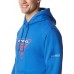 Columbia Men's PFG Triangle Vivid Blue/Sunset Red Hoodie