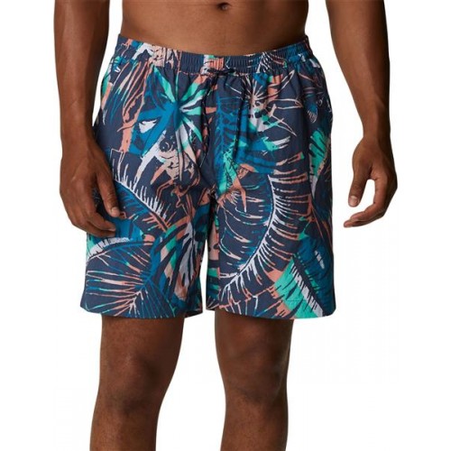 Columbia Mens Summerdry Dark Mtn King Palm Multi Shorts Columbia Mens Summerdry Dark Mtn King Palm Multi Shorts