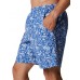 Columbia Men's Super Backcast Water Blue Macaw Kona Print Shorts