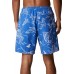Columbia Men's Super Backcast Water Blue Macaw Mighty Marlin Shorts