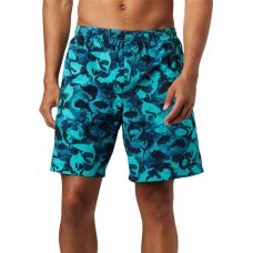 Columbia Men's Super Backcast Water Brgt Aqua Inside Out Camo Shorts Columbia Men's Super Backcast Water Brgt Aqua Inside Out Camo Shorts