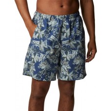 Columbia Men's Super Backcast Water Carbon FestiveFishinPrint Shorts Columbia Men's Super Backcast Water Carbon FestiveFishinPrint Shorts