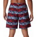 Columbia Men's Super Backcast Water Red Spark Ombre Fish Strp Shorts