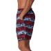 Columbia Men's Super Backcast Water Red Spark Ombre Fish Strp Shorts