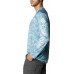 Columbia Men's Super Terminal Tackle Long Sleeve Storm Contour Fish Print Shirt