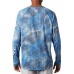 Columbia Men's Super Terminal Tackle Long Sleeve Vivid Blue Relatree Mako Shirt