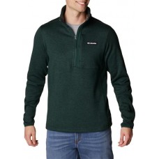 Columbia Men's Sweater Weather 1/2 Zip Spruce Heather/Spruce Pullover