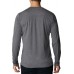 Columbia Men's Tech Trail Graphic Long Sleeve Cty Gry Hthr/Rd Cntr Grph Shirt