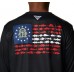 Columbia Men's Terminal Tackle PFG Fish Flag Long Sleeve Black/GA Fish Shirt Columbia Men's Terminal Tackle PFG Fish Flag Long Sleeve Black/GA Fish Shirt