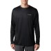 Columbia Men's Terminal Tackle PFG Fish Flag Long Sleeve Black/Graphite2 Shirt