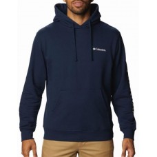 Columbia Men's Viewmont II Sleeve Graphic Collegiate Navy/White Hoodie