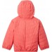 Columbia Toddler Boys' Reversible Double Trouble Insulated Blush Pink/Blk Paperflake Jacket