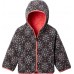 Columbia Toddler Boys' Reversible Double Trouble Insulated Blush Pink/Blk Paperflake Jacket