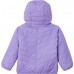 Columbia Toddler Boys' Reversible Double Trouble Insulated Paisly Purple/Wht Chckpnt Jacket