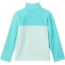 Columbia Youth Steens Mountain 1/4 Snap Fleece Sea Ice/Dolphin Pull-Over Columbia Youth Steens Mountain 1/4 Snap Fleece Sea Ice/Dolphin Pull-Over