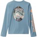 Columbia Youth Terminal Tackle PFG Long Sleeve Graphic Storm/Bright Nectar Bass T-Shirt