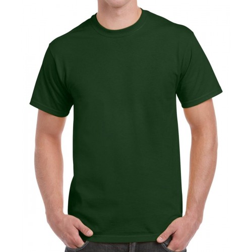 Men's Half Sleeve Cotton Plain T-Shirt, Bottle Green Men's Half Sleeve Cotton Plain T-Shirt, Bottle Green