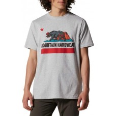 Mountain Hardwear Men's Bear Flag Short Sleeve Hardwear Grey Heather T-Shirt