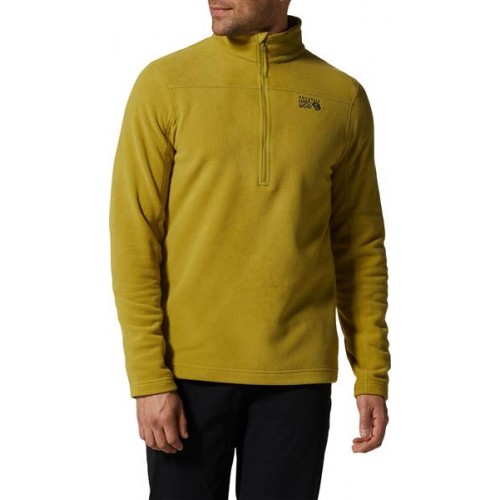 Mountain Hardwear Men's Microchill 2.0 1/2 Zip Fleece Moon Moss Pullover Mountain Hardwear Men's Microchill 2.0 1/2 Zip Fleece Moon Moss Pullover