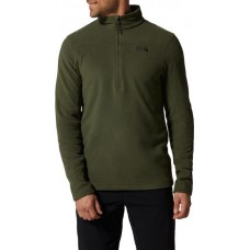 Mountain Hardwear Men's Microchill 2.0 1/2 Zip Fleece Surplus Green Pullover