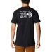 Mountain Hardwear MHW Back Logo Short Sleeve Black T-Shirt
