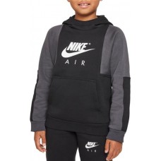 Nike Boys' Air Pullover Black/Anthracite Hoodie