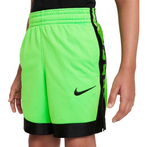 Nike Boys' Dri-FIT Elite Basketball Green Strike/Black Shorts Nike Boys' Dri-FIT Elite Basketball Green Strike/Black Shorts