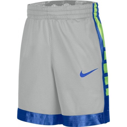 Nike Boys' Dri-FIT Elite Basketball Lt Smoke Grey/Game Royal Shorts Nike Boys' Dri-FIT Elite Basketball Lt Smoke Grey/Game Royal Shorts