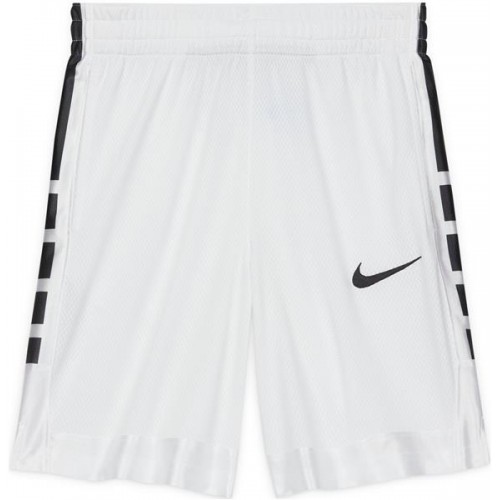 Nike Boys' Dri-FIT Elite Basketball White/Black Shorts Nike Boys' Dri-FIT Elite Basketball White/Black Shorts
