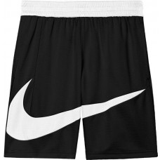 Nike Boys' Elite Graphic Basketball Shorts Black/White Extended