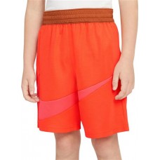 Nike Boys' Elite Graphic Basketball Shorts Orange/Dark Russel Extended